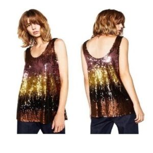 Zara Sequin Tank Top